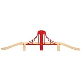 5-Piece Wooden Suspension Bridge Fits Thomas Train and Brio