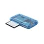 BLUE USB MEMORY CARD 23 IN 1 READER for MMC SD CF XD