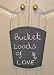 Outdoor Living : Handmade British Novelty Message Chalkboard Unusual Bucket Design
