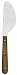 Sagaform Set of Two Stainless Steel with Oak Handles Spreaders