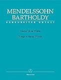 Lieder ohne Worte / Songs without Words - Felix Mendelssohn Bartholdy