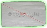 MIRROR GLASS saab 900 79-80 view rh
