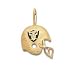 14ky and enamel Oakland Raiders helmet charm