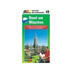Deutsche Radtourenkarte, Bl.49, Rund um M�nchen