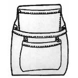 CUSTOM LEATHERCRAFT 2058M TOPGRAIN COWHIDE WRK GLV M by Custom Leather Craft