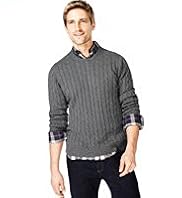 Blue Harbour Pure Cotton Cable Knit Jumper