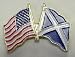 Scotland Cross & U.S. Lapel Pin