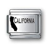 Body Candy Italian Charms Laser CALIFORNIA