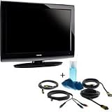 Toshiba 19C100U 19 inch HD LCD 720p TV, with Basic Accessory Kit (2 HDMI Cables, 1 RGB Cable, 1 Audio Cable, Plasma / LCD Clean Kit)