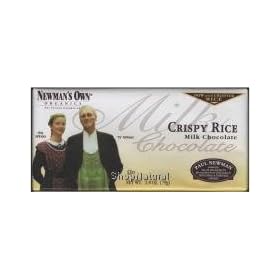 Candy Bar, Milk Chocolate w/Crisp Rice, Organic, 2.8 oz., package of 12