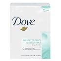 Dove Beauty Bar, Sensitive Skin, Unscented, 8-Count 4.25-Ounce Bars (Pack of 3)