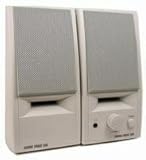 QuickShot Sound Force 505 40W PMPO Speakers 72 in Beige