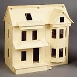 Dollhouse Miniature 1/2-Inch Scale Victorian Shell Kit