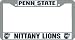 Penn State Nittany Lions Chrome License Plate Frame - SET OF 6 - Sports Merchandise