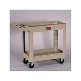 Beige Heavy Duty Service/Utility Cart (RCP452088BEI)