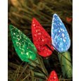 100 Multi-color LED Lights (Green, Orange, Blue, Yellow, Red Pinecone Shape) for Indoor & Ourdoor Use (Energy Savings 98%)