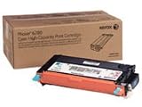 High Capacity Cyan Toner Cartridge For Xerox Phaser 6280