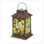 Solar Powered Floral Lantern