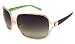 Kate Spade Sunglasses - Alberta / Frame: Shiny Light Gold Lens: Green Gradient