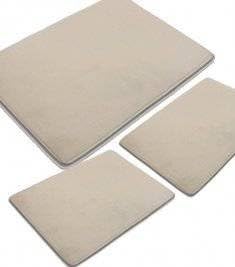 3PC Luxurious Rugs Set Combo-beige