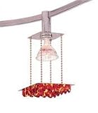 Schonbek EDCR0405RV Silver / Rave Strass Geometrix--Edges Crystal Single Light Down Lighting Track Head from the Geometrix--Edges Collection