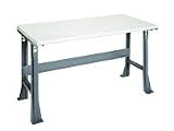 60 X 30 Plastic Safety Edge Work Bench- Adjustable Height - 1-5/8 Top