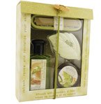 URBAN SPA by Urban Spa For unisex SET- MINT  ROSEMARY GIFT SET 4 PIECE KIT WITH SHOWER GEL  BODY SOUFFLE  BATH FIZZ  STICKS SET(Aromatherapy - Aromatherapy)