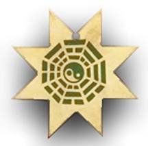 Throwing Star Jeet Kune Do Gold 2.5