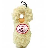 Spot Vermont Style Chew Fleece Pacifier Dog Toy with Squeaker 5”