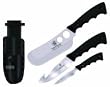 Cleaver,Knife,Gut Hook Knife w/Sheath - Knives - Survival