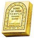 India Temple Incense - Song of India Cones - Box of 25
From Song of India
