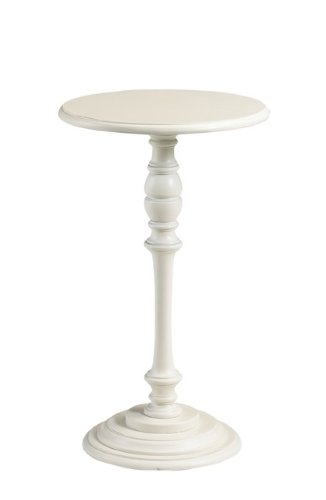 Accent End Table Cottage White Finish
