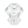 Clear Glass Drawer Knobs - Set of 8