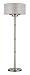 Martha Stewart Modern Brushed Nickel Finish Floor Lamp