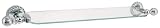 Hardware House 583617 Andorra Glass Shelf Chrome
