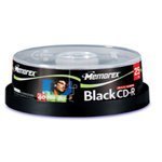 Memorex Music CD-R 80-min. Spindle Disc Pack - Black (25 pk.)