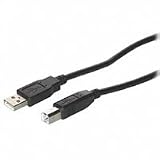 Cables To Go 28102 USB 2.0 A Male to B Male Cable, Black (6.5 Feet/ 2 Meters)