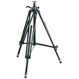 Manfrotto 028B Black Aluminum Studio Pro Triman Tripod with Geared Column