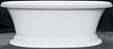 Elizabethan Classics 71 inches Acrylic Serenity Air Bath with No Faucet Drillings