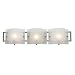 Access Lighting 53313-BS/CKF Nara 3 light Bathroom Light, Brushed