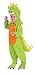Dinosaur Child Costume Size 46 Small
