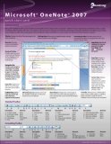 Microsoft OneNote 2007 Quick Reference Card - Handy Durable Tri-Fold MS One Note 2007 Tip & Tricks Guide. 6 Total Pages. Stores Easily. Ultimate Reference for Shortcuts, Tips & Cheats for Microsoft OneNote 2007 Note Taking & Management Software. (Software Quick Reference Cards)