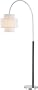 Olina Arch Leather Pole Floor Lamp