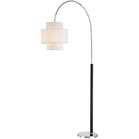 Olina Arch Leather Pole Floor Lamp