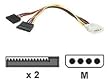 StarTech.com LP4 TO 2 SATA INTERNAL POWER ( PYO2LP4SATA )