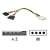 StarTech.com LP4 TO 2 SATA INTERNAL POWER ( PYO2LP4SATA )