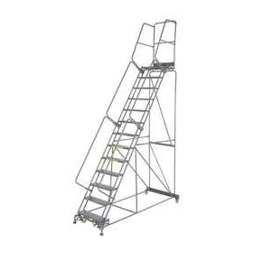 Buy BALLYMORE 6CEK9 Ladder 14 Step, DeepTop, Perf Tread, 450lb by Ballymore now!