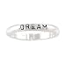 Narrow DREAM Stackable Band Ring in Sterling Silver in Sizes 5-10, #8106