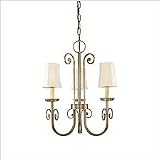 Tools & Hardware : 4313-ON - Hudson Valley Harrington 3-Light Chandelier in Old Nickel