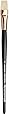 da Vinci Hog Bristle Series 7007 Plein Air Oil Painting Brush, Flat Short with Black Lacquered Handle and Copper Ferrule, Size 16